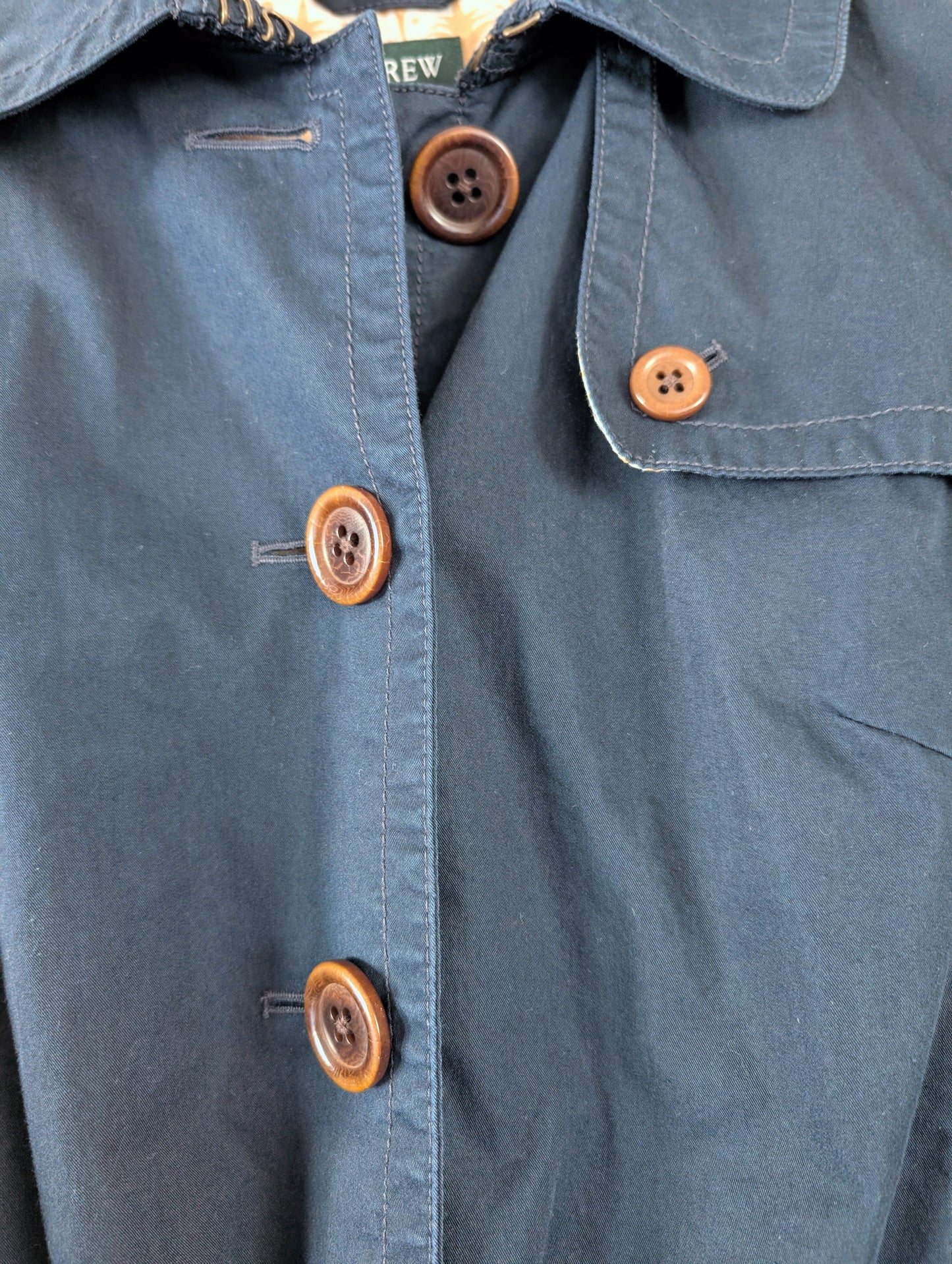 water resistant cropped trench coat
