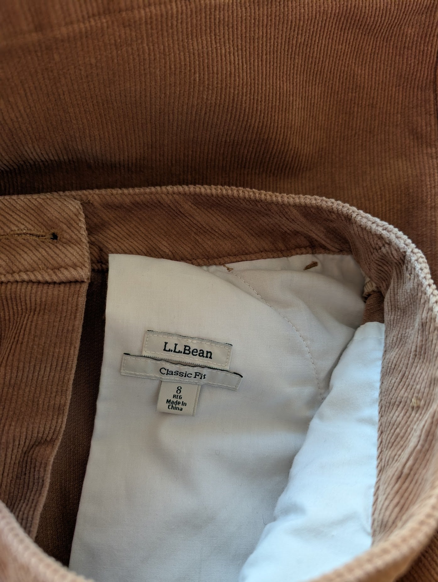 L.L. Bean Corduroy Skirt