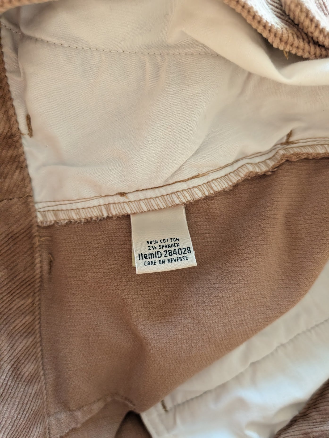 Vintage Brown Corduroy Midi Skirt (8)