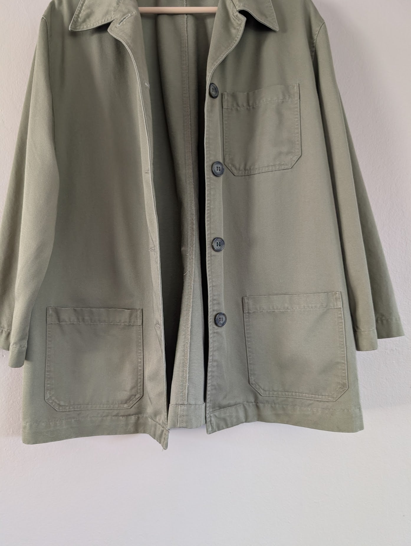 olive green chore jacket