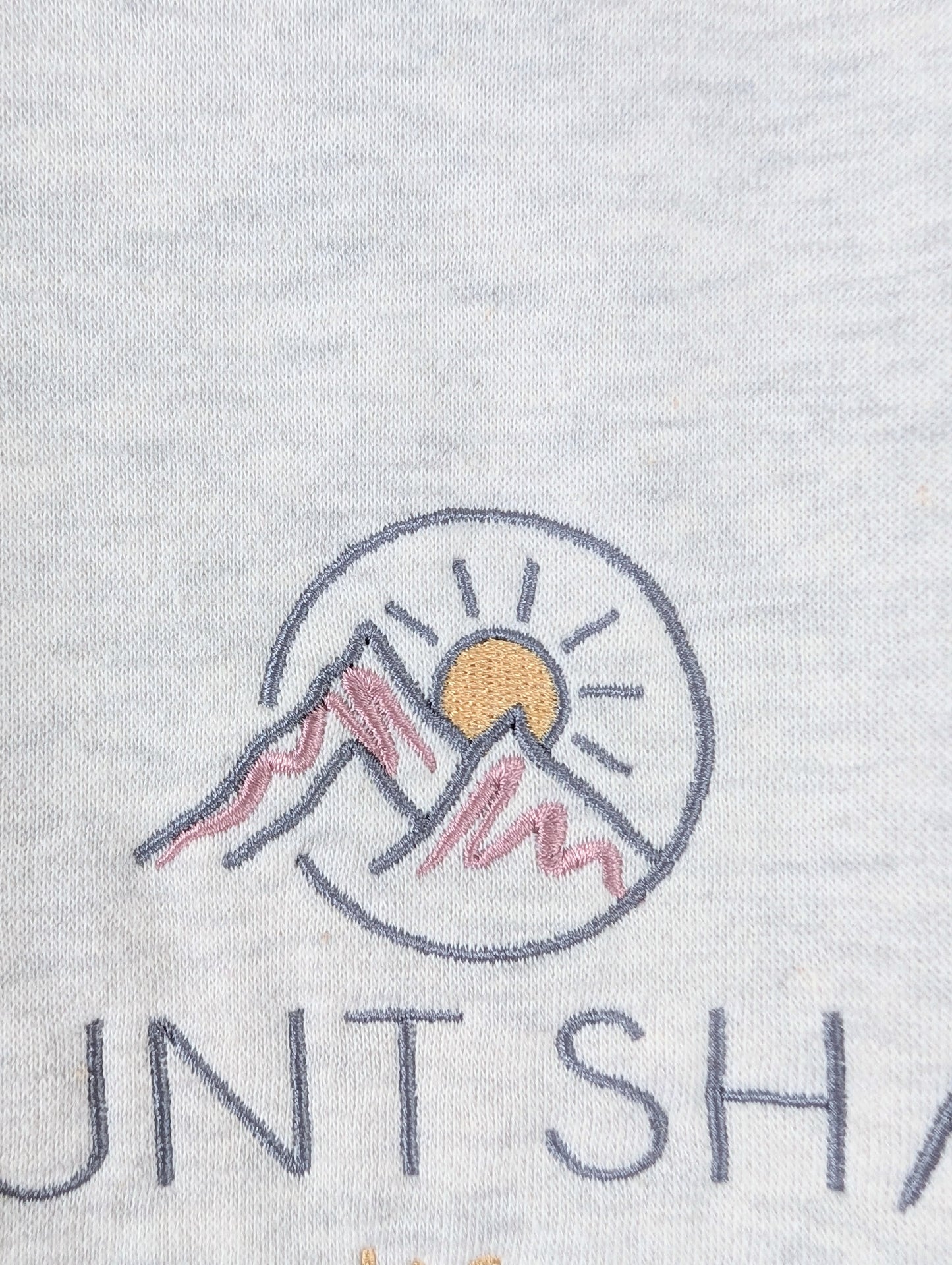 oatmeal mount shasta crewneck sweater