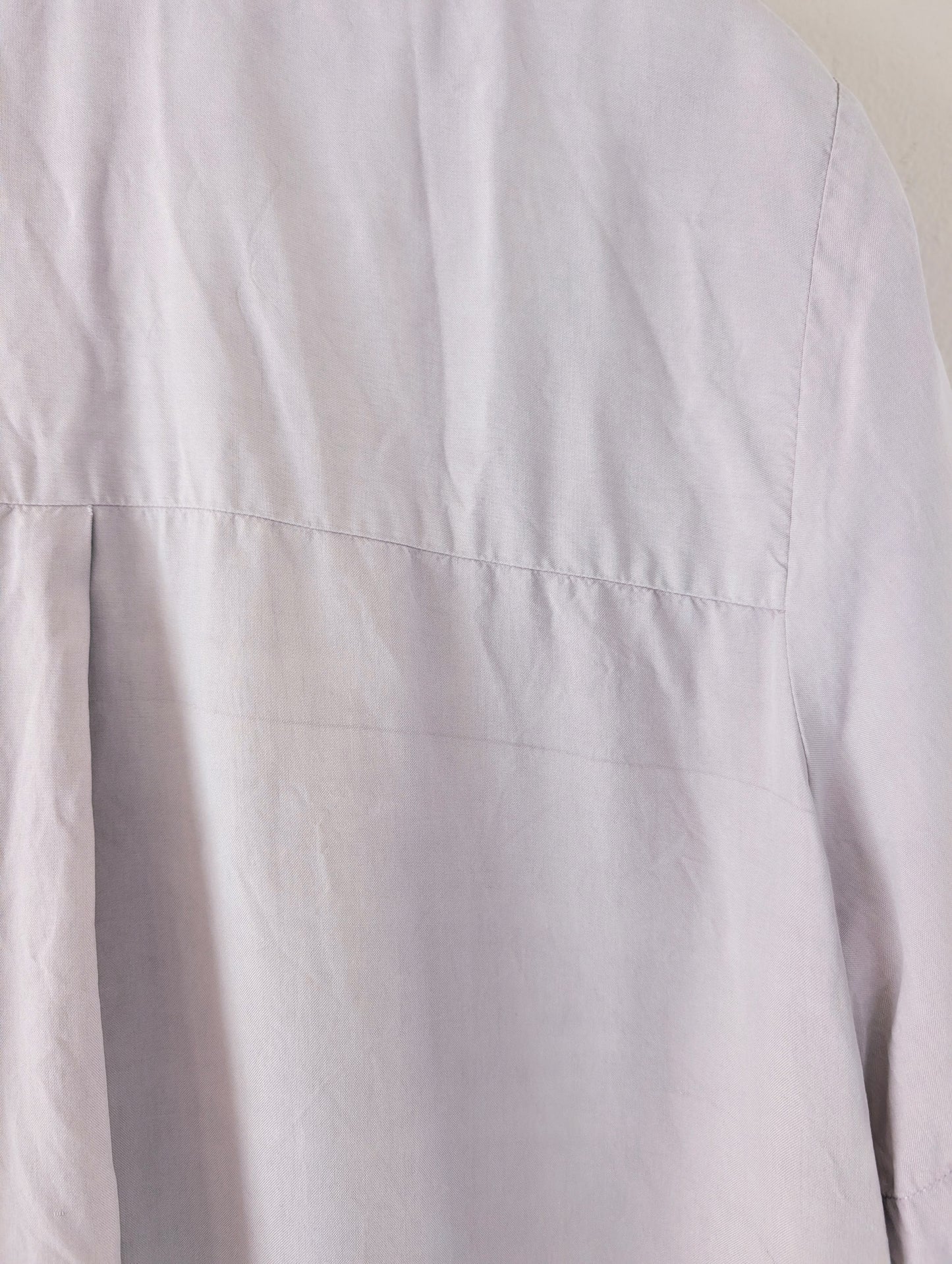 100% Silk Button Up Short Sleeve Shirt (14)