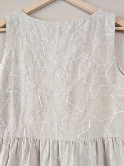 Daniel & Mayer beige linen dress