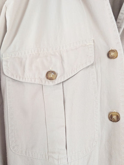 vintage safari trench dress