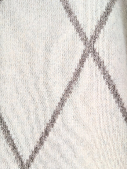 Wool Blend Embroidered Floral Cottagecore Sweater (M)