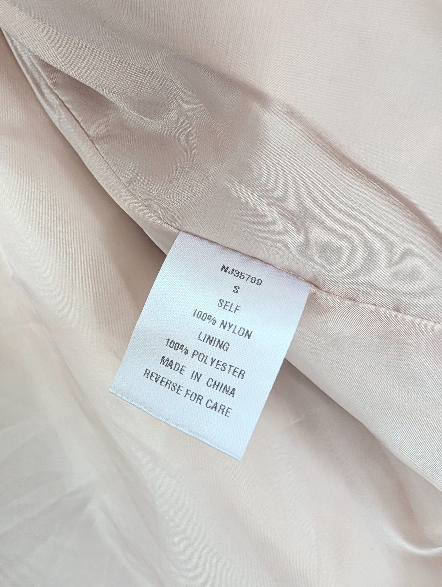 Oversized Nylon Jacket in Taupe (S)