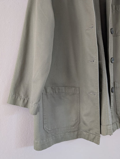 olive green chore jacket