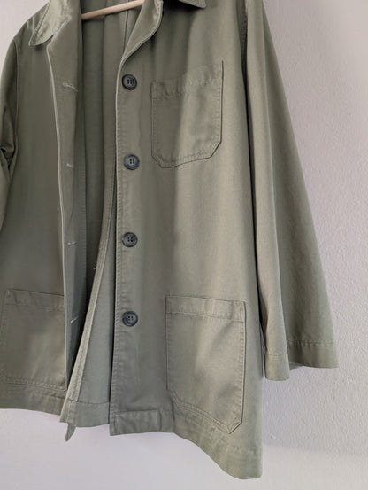 olive green chore jacket