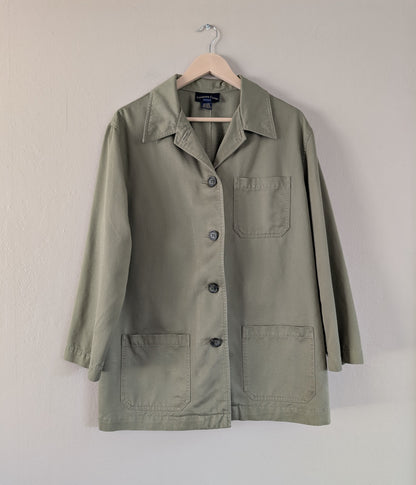 olive green chore jacket
