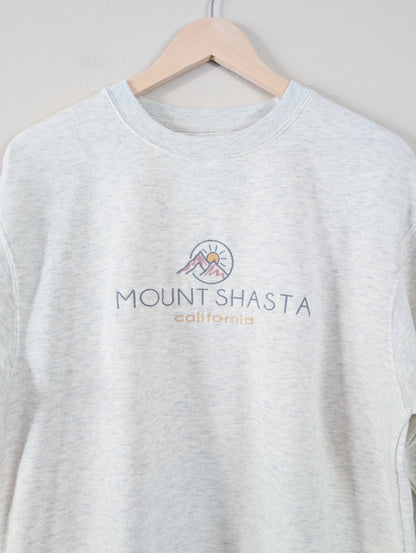 oatmeal mount shasta crewneck sweater