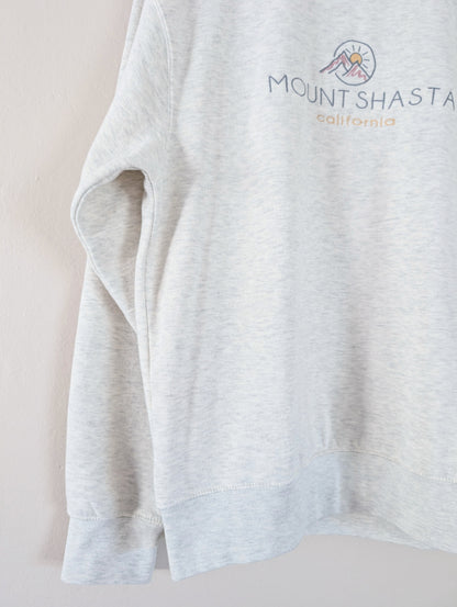 oatmeal mount shasta crewneck sweater